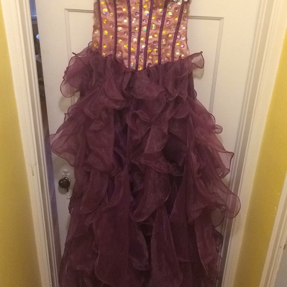 Beaded corset prom dress - Picture 2 of 8